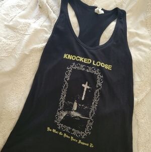 Knocked Loose Women's Racerback Tank Top Size Large Tee Public